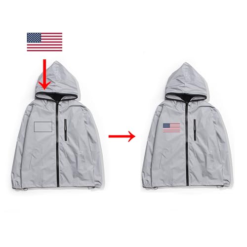 Chaqueta reflectiva impermeable para hombre y mujer miniatura 3