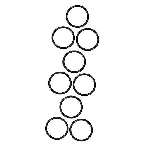 Toyvian 9pcs Singing Bowl Cushion Pads Handmade Rubber Sound Bowl Mats for Meditation and Decor Buddhist Ritual Instruments Spiritual Practices