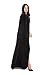 Best Choice Festival Velvet Cloak with Hood, Unisex Adult Halloween Costume Cape for Women and Men(Black)
