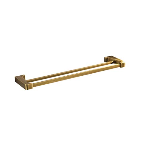 Porte-serviettes de salle de bain mural en laiton style antique C