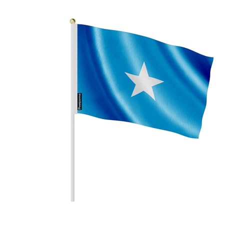 Mini drapeau Somalie 14x21cm pour décoration de table et fêtes culturelles
