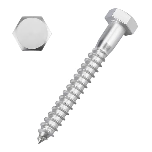 Vis tire-fond en acier inoxydable pour assembler une pergola ou terrasse bois