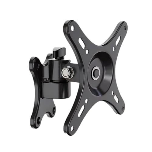 Adrosstoller Soporte de montaje en pared para pantalla de rotación de 360 grados y movimiento vertical de 90 grados para montaje en pantalla