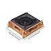 Menolana Alcohol Stoves Burner Stew Hot Pot with Wooden Base Spirit Burner for Camping BBQ, 14x17cm