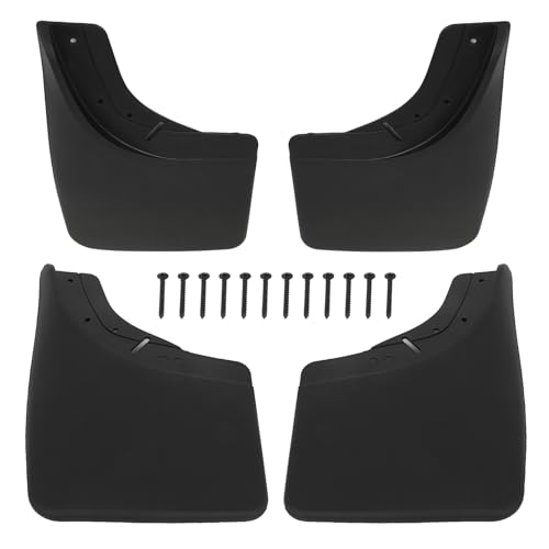 Image of ECCPP Mudguard Splash Guards Front & Rear 1990-1998 for Chevrolet for C1500 4.1L 1988-1998 for Chevrolet for C1500 4.3L Mud Flaps Set of 4 Flexible and Bendable Mud Flaps Splash