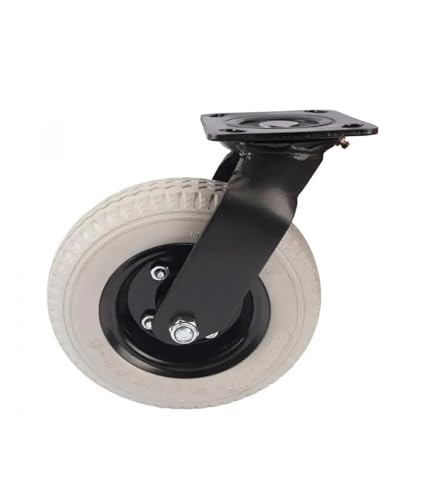 Roue en mousse polyuréthane 8 pouces roulette robuste diable industriel - 5