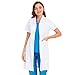 niaahinn Professionals Scrubs Lab Coats for Women Unisex Doctor Workwear (Short Sleeves,S)