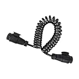 13-adrige anhängerverkabelung: mit verbundenen drähten für einfachere installation, 13-poliger anhängerstecker für den transport