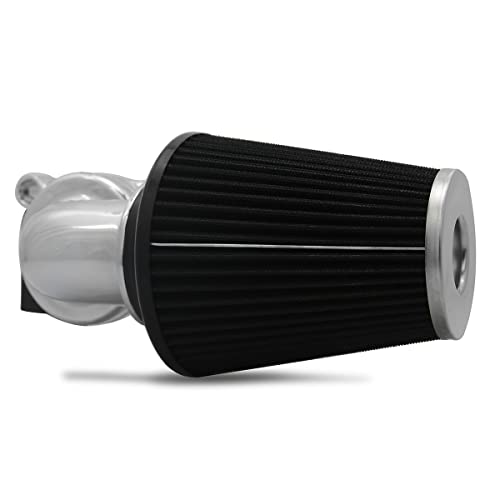 Happy-Motor Chrome Cone Stage 1 Air Cleaners Filters Kits For Harley M8 Touring Road King Street Road King Glide 2017-Up Softail Slim 107 2018-Up #TOP1