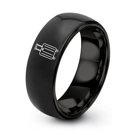 Elegant Tungsten Wedding Ring for Couples