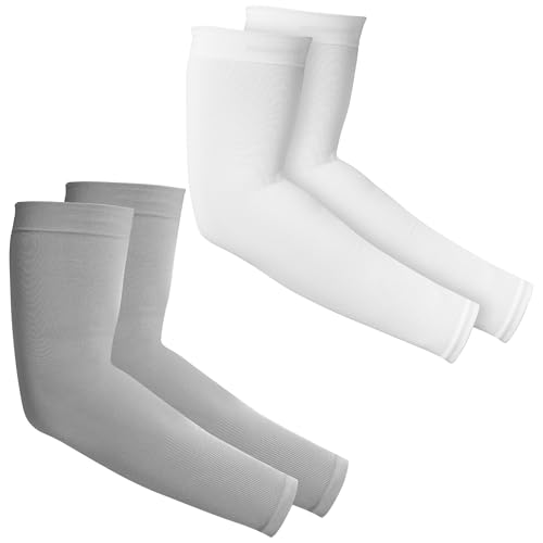 Image of Tough Outdoors UV Arm Sleeves for Men Women - Sun Protection Sleeves - Compression Golf Baseball Cooling Tattoo Arm Sleeve