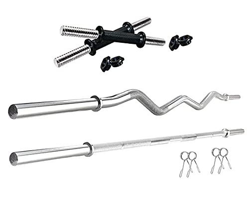 BodyFit 50kg Home Gym Set Pack of 5 - Image 5