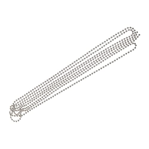 HOMOCONO Metal Ball Chain Blind Beaded Chain Cord Curtain Beaded Chain Window Blinds Metallic Bead Curt