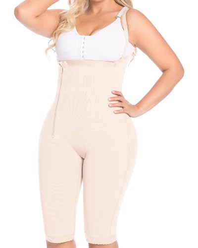 11021 Damen Powernet Gürtel mit Reißverschluss - Beige - X-Large