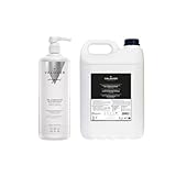 VALQUER Gel Conductor de Ultrasonidos Facial y Corporal | Uso Profesional en Radiofrecuencia, Depilación Láser, Microcorrientes, IPL y Cavitación | Base Agua, Incoloro e Inoloro | 1 L + 5 L