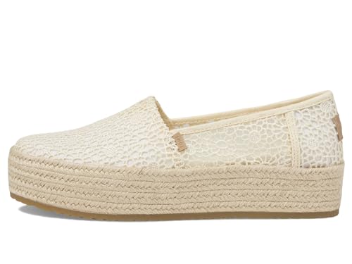 Image of TOMS Women's Valencia Platform Espadrille, Textile Upper, OrthoLite Insole