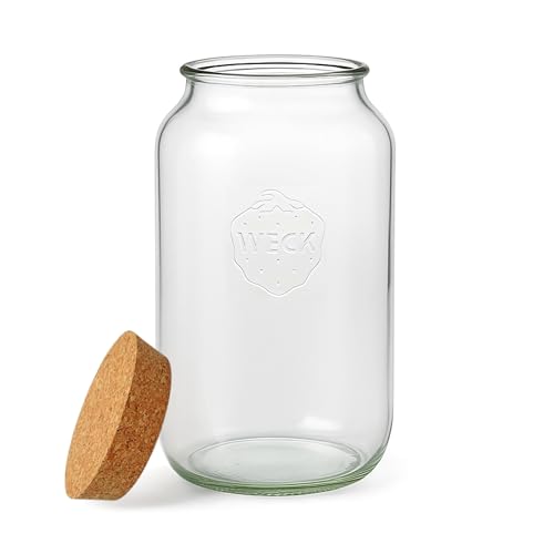 mikken Vorratsglas 3 Liter Weckglas Glasdose mit Korken – Miniatur