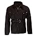 Produktbild WALKER AND HAWKES Herren Outdoor-Jacke im Motorrad-Stil - gewachst - mit Gürtel & 4 Taschen - Olivgrün - 2XL (46"-48")