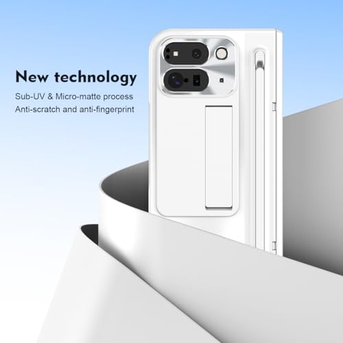 Coque Google Pixel 9 Pro Fold en PC rigide blanc haute résistance - 7