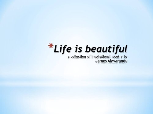 LIFE IS BEAUTIFUL (English Edition)
