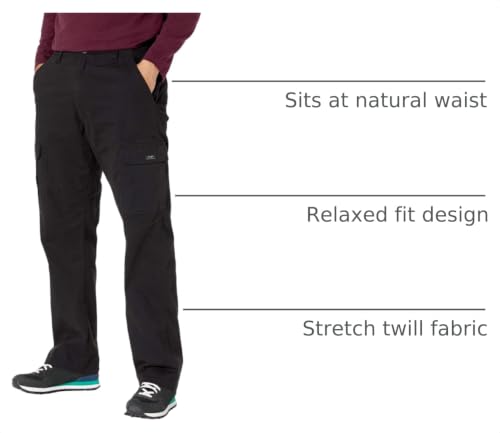 Image of Wrangler Authentics Men's Relaxed Fit Stretch Cargo Pant