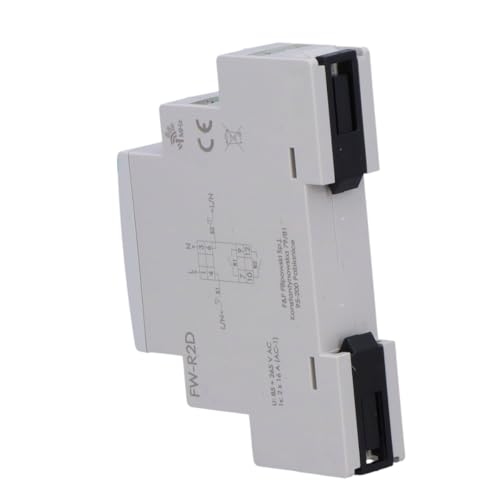 Relé doble inalámbrico biestable DIN 85-265V FW-R2D interruptor receptor F&F 6