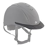 OVATION Equestrian Helmet Visor Fits XS/S, Color: Black, Size: XS