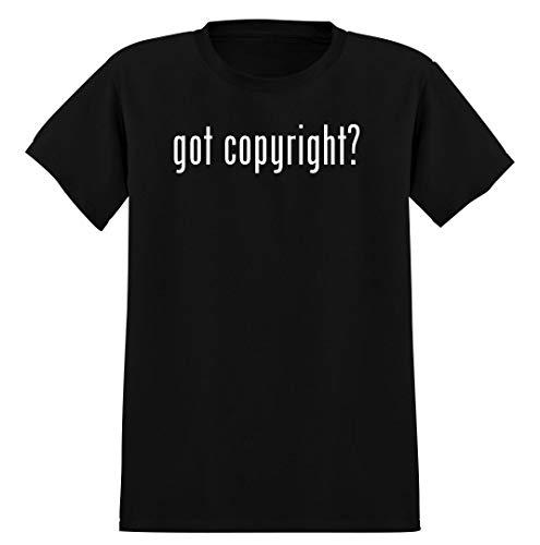 got copyright? - Men's Soft Graphic T-Shirt Tee, Black, Small