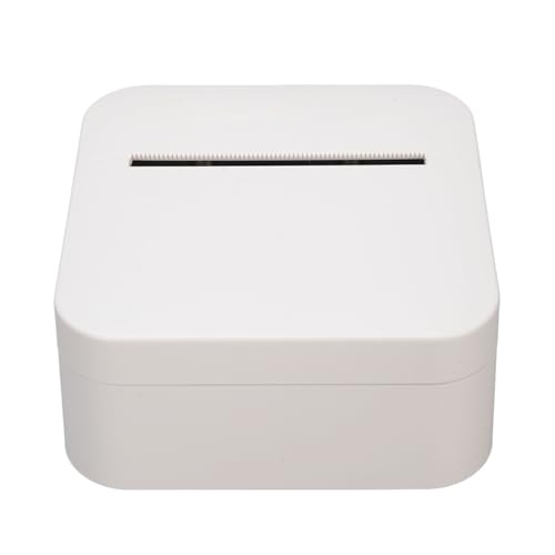 Image of Portable Thermal Printer, 203 DPI Bluetooth Rechargeable Mini Sticker Printer Pocket with 5 Rolls Paper for Lists Notes Study Labels DIY