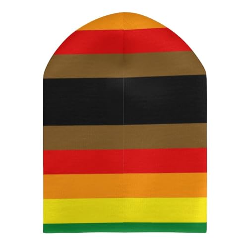 Philadelphia Pride Flag Kids Beanie Hat for for Girls Boys Children Cap Winter Knitted Chemo Cancer Headwear Accessories Gifts Decoration Black3