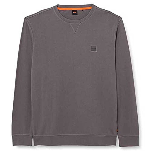 BOSS Men's Westart Sweatshirt, Dark Grey22, XL