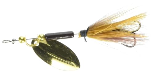 Strike King Bitsy Spinner Fishing Lure, 1/16-Ounce, Size 10 Hook, Baby Carp