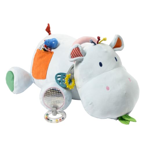 oxybul | Peluche Multi activités Axel l'hippo | Naissance - 4 Ans