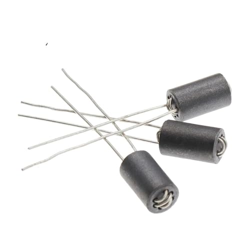 10Pcs 6X10MM Lead Dia 0.8MM 3T Axial Lead 6 Channel Ferrite Beads Inductors for Easy Plug