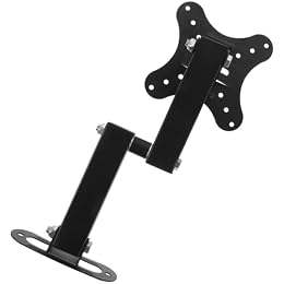 QUMIIRITY Retractable Tv Wall Mount Bracket Adjustable Holder for Monitors Space Saving Design for Home Office Classroom Sturdy Versatile Compatibility