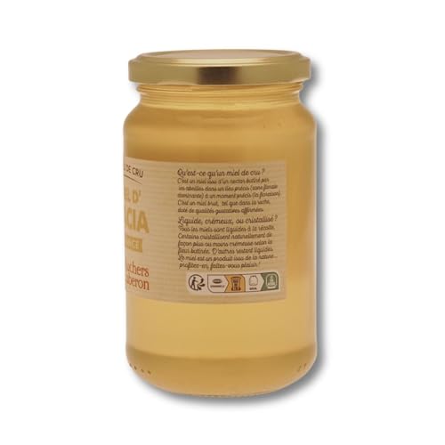 Les Ruchers du Luberon - Miel d’Acacia 500 g - Miel de Cru Francais Naturel - Pur - Non Filtré - Non Pasteurisé - Sans Additifs – vue 3
