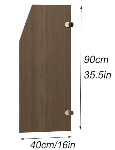 Partición para inodoro impermeable con panel divisor de fácil limpieza 3