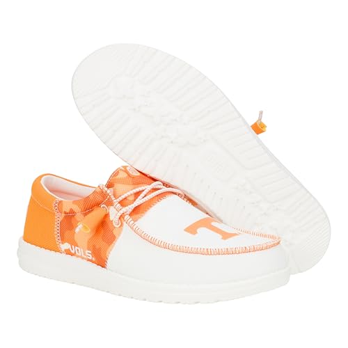 Tennessee Orange/White Wally Tri for Men by HEYDUDE shoes4