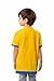 ComfyCamper 2D Kids Button Shirt - Shirts Blue Yellow Day Button Blue Boys Girls Halloween Costume Boy Girl, Yellow, 6-8 years