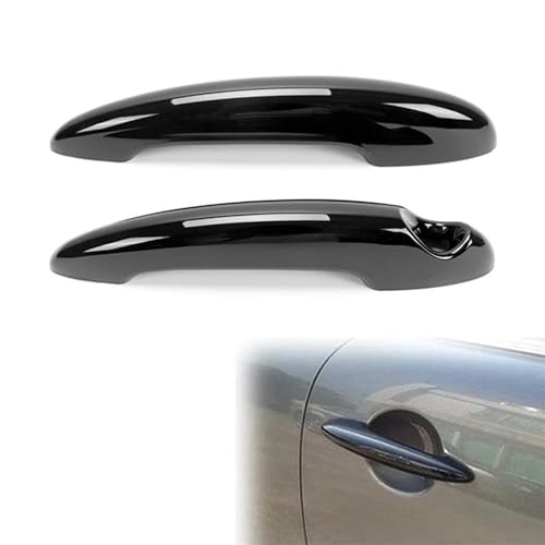 Poignée de porte aspect carbone pour masquer rayures Mini R50 R56