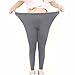Plus Size High Waist Yoga Pants, Tummy Control Workout Running Yoga Leggings for Women Tummy Control Soft Trousers Gray