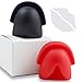 KSOCOEY Invisible Bondage Ball Gag for Sex Games, Open Mouth Silicone Ball, SM Restraints Toys Sex Gag Mouth Plug, Extreme Fetish Adult Play Bondage SM Gag Ball Sex Toys for Woman Men Couples (Red)
