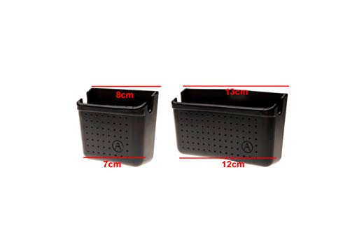 Mitefu mobiele telefoon opbergdoos voor dragers auto fotocel box zwart 8.1x7.4x3.3cm zwart