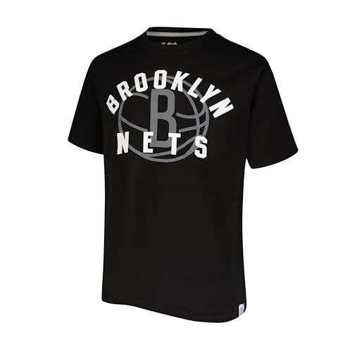 Ultra Game Adults NBA Official Super Soft Game Day T-Shirt, Brooklyn Nets, Black, Small by Ultra Game - Used condition - US$17.70