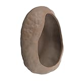 Multifuncional: adecuado para suculentas, cactus o accesorio decorativo para fuentes de mesa y otros arreglos interiores, contenedor de cactus de piedra artificial, jarrón decorativo contenedor de suculentas