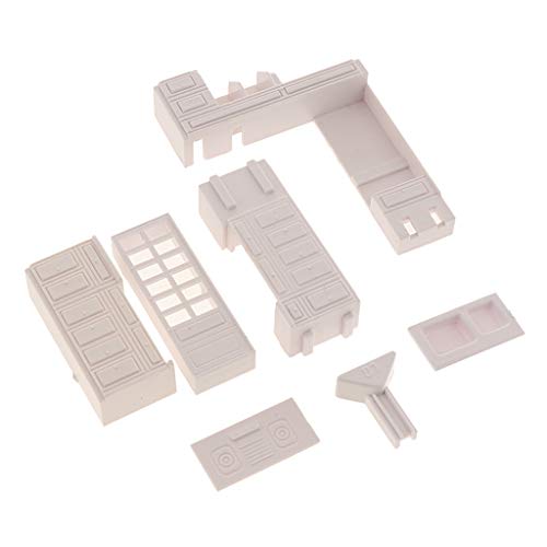 Juego de muebles de cocina con mesa de arena, escala 1:50 O