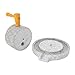 Stone Grain Mill，Multi-functional Grain Grinding Tool Manual Hand Made Stone Grinder Natural Granite Paste Mill with Filter Bag，Ancient Grinding Stone Millstone Used in Grind Dry and Wet Foods