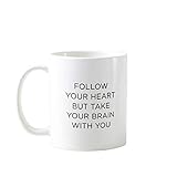 cute couple mug designs The Ceramic Coffee Mug With A Large, Easy To Grip C-handle