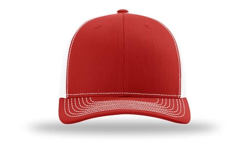 Image of Richardson 112 Trucker Hat - Premium Blank Baseball Cap, Adjustable Snapback Hat - Structured Six Panel Richardson Blank Hats