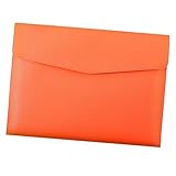 HUJIUTUO レザーフォルダー 防水 ドキュメントオーガナイザー キャリーケース マグネットボタン留め 学校 オフィス 旅行用